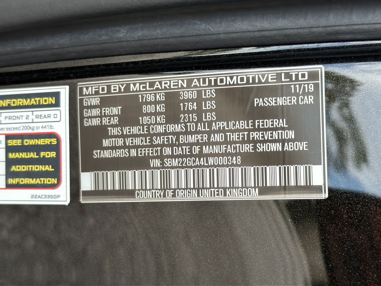 2020 McLaren GT Coupe