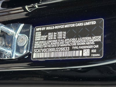 2024 Rolls-Royce Ghost Sedan