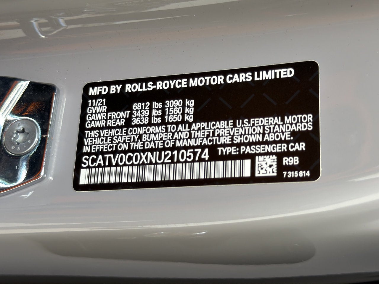 2022 Rolls-Royce Ghost Sedan