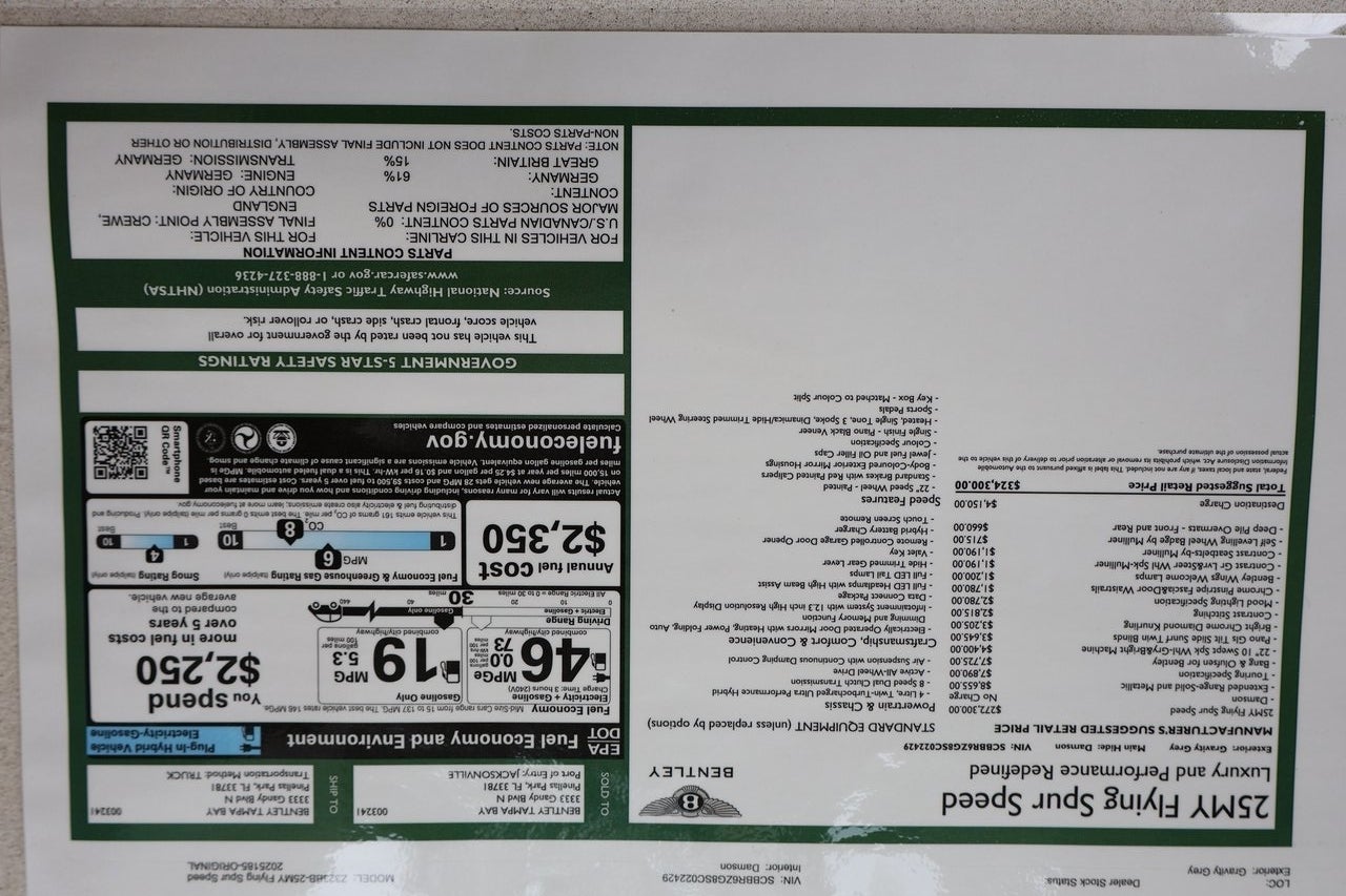 2025 Bentley Flying Spur Speed