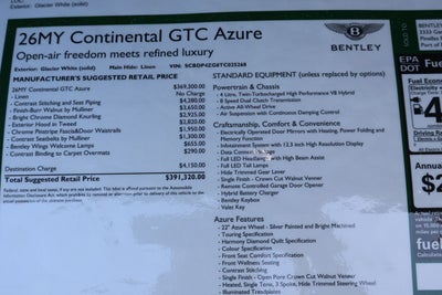 2026 Bentley Azure Base