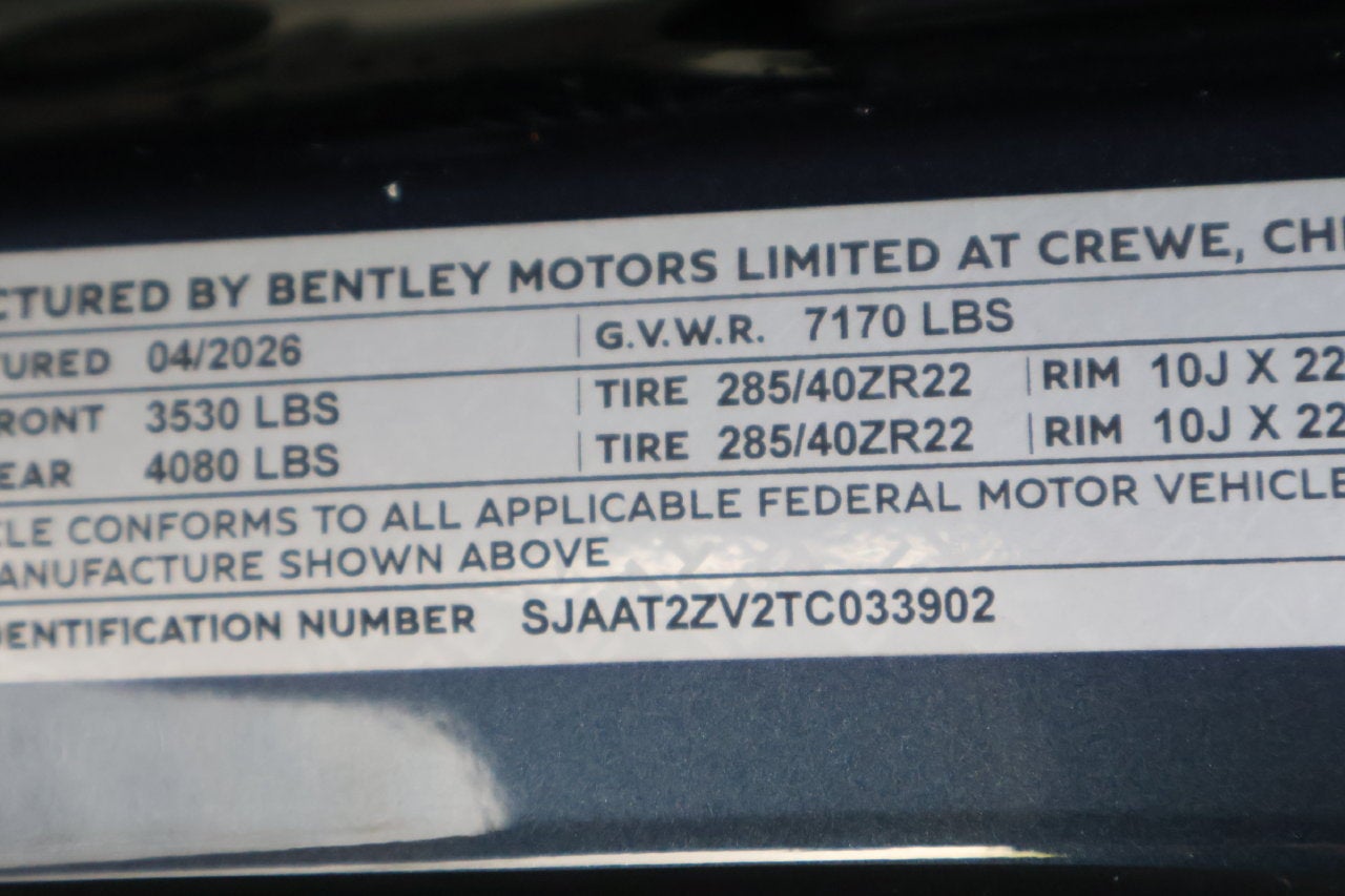2026 Bentley Bentayga Azure V8
