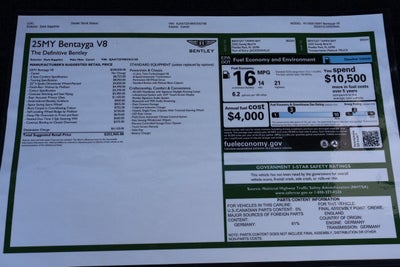 2025 Bentley Bentayga V8