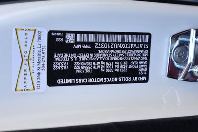 2022 Rolls-Royce Cullinan Base