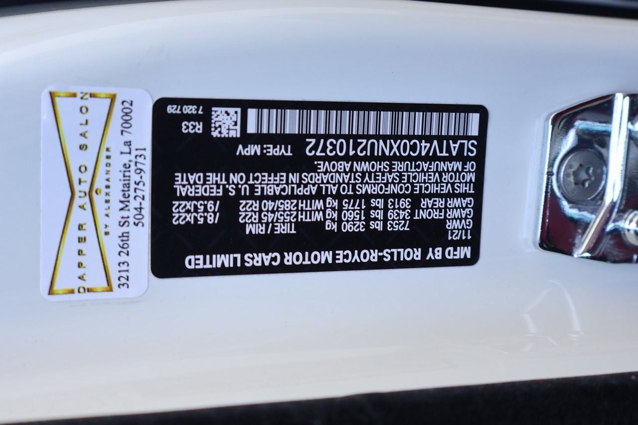 2022 Rolls-Royce Cullinan Base