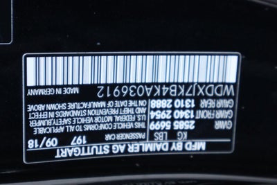 2019 Mercedes-Benz S-Class S 65 AMG® Base