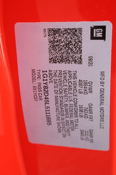 2020 Chevrolet Corvette Stingray 3LT