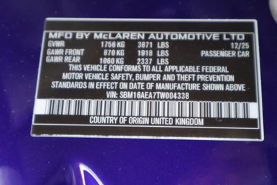 2026 McLaren Artura Base