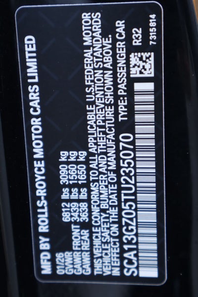 2026 Rolls-Royce Ghost 