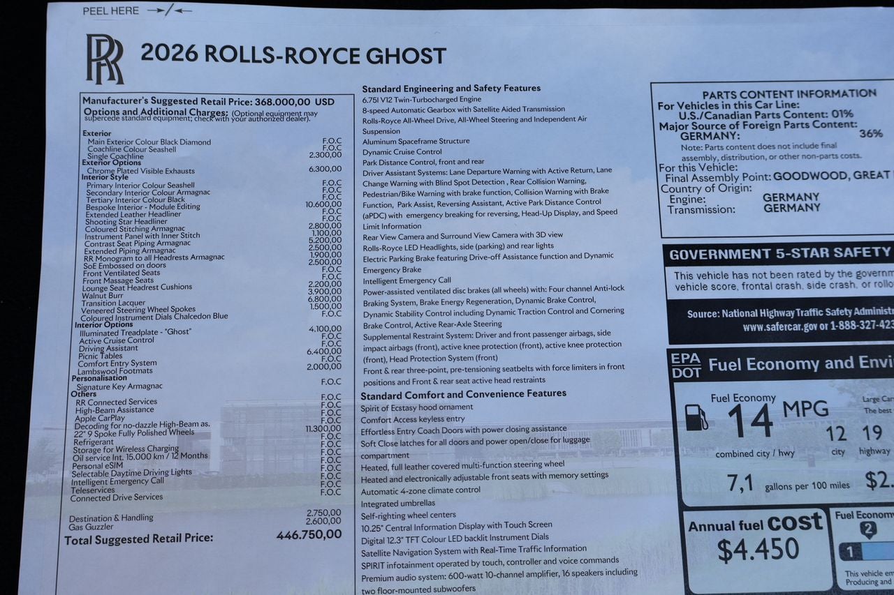 2026 Rolls-Royce Ghost 