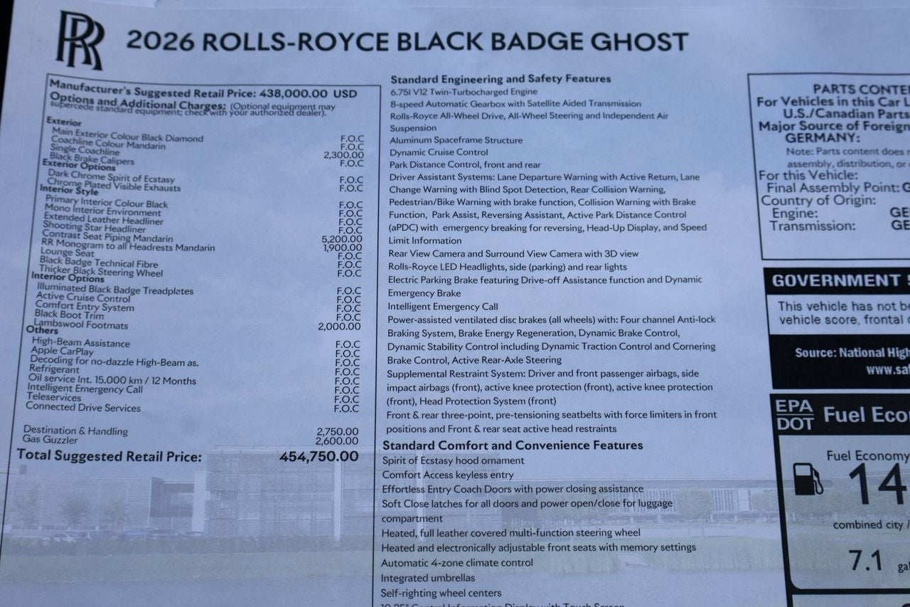 2026 Rolls-Royce Ghost 