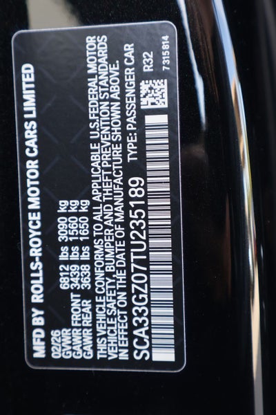 2026 Rolls-Royce Ghost 