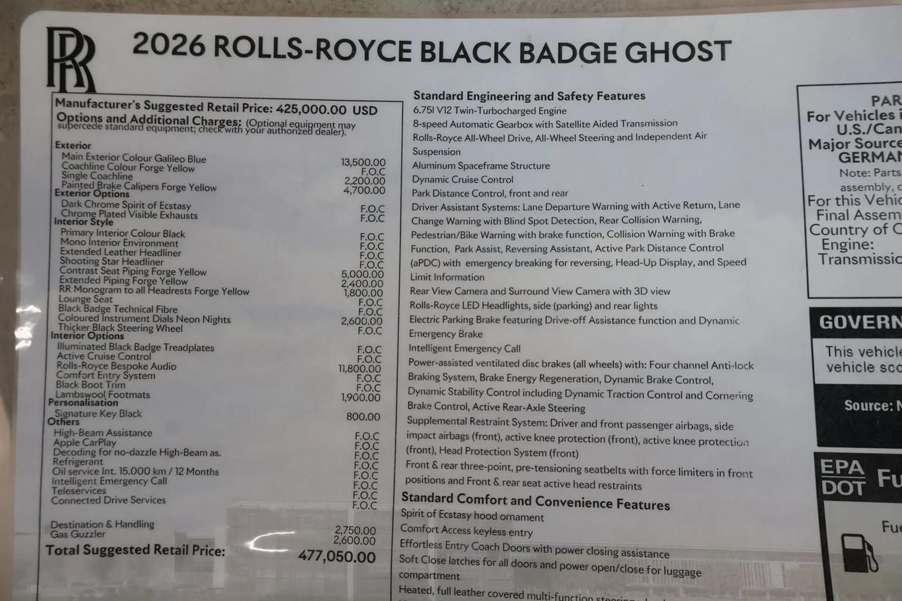 2026 Rolls-Royce Ghost 