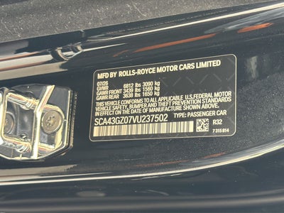 2027 Rolls-Royce Ghost Black Badge