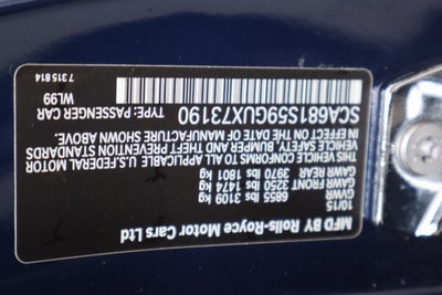 2016 Rolls-Royce Phantom 