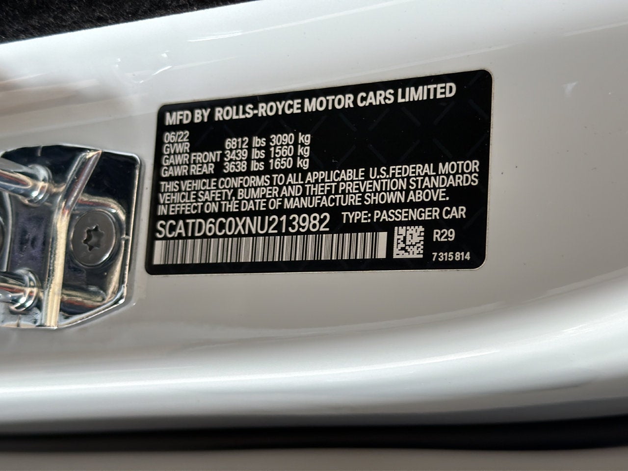2022 Rolls-Royce Ghost Black Badge