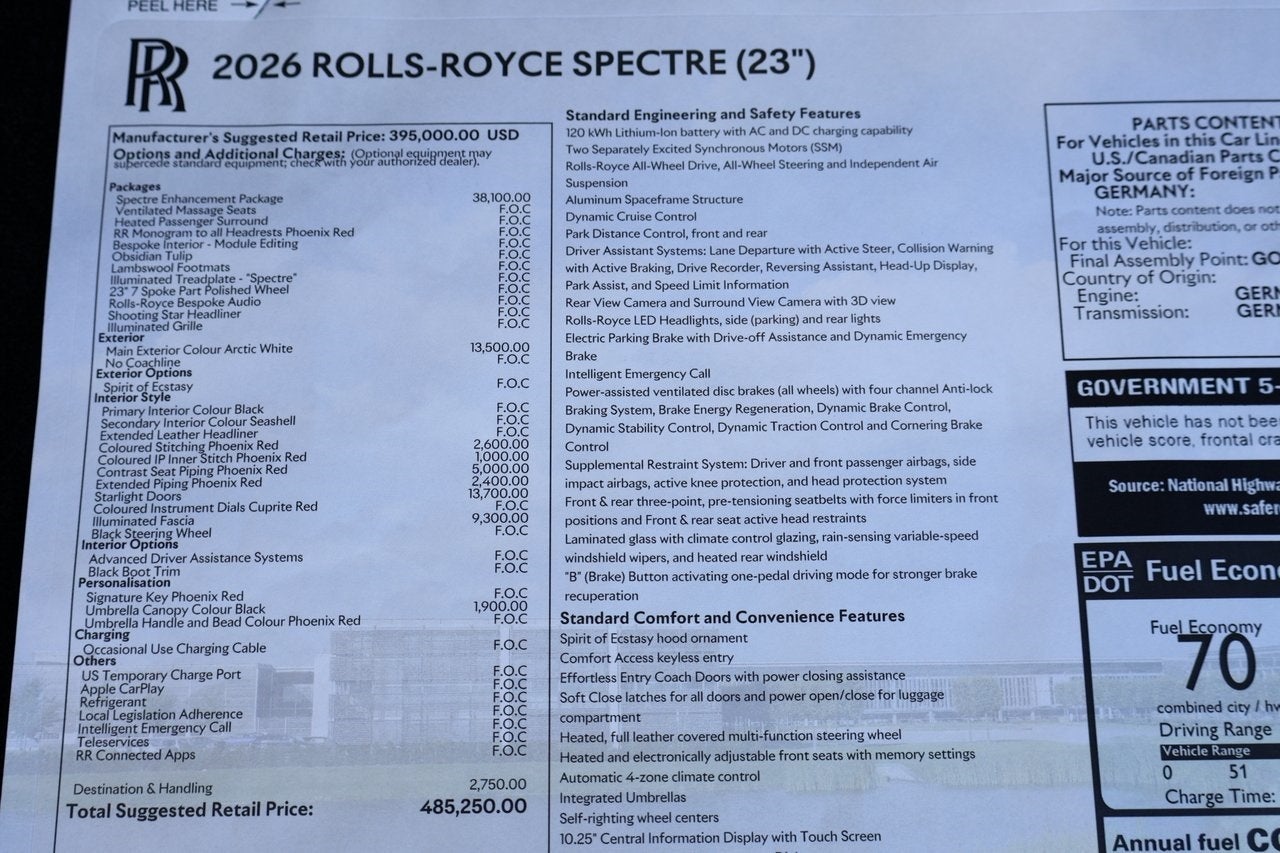 2026 Rolls-Royce Spectre 