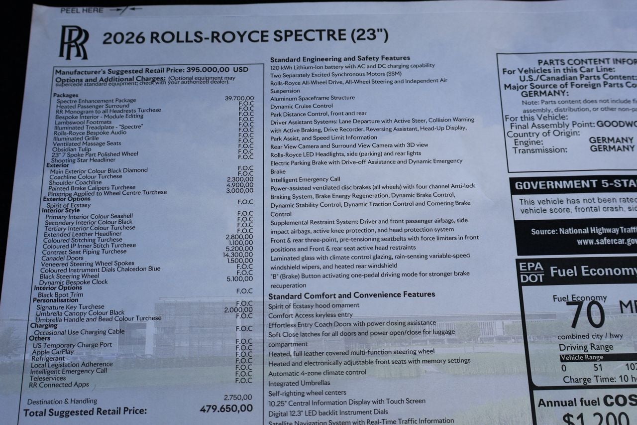 2026 Rolls-Royce Spectre 