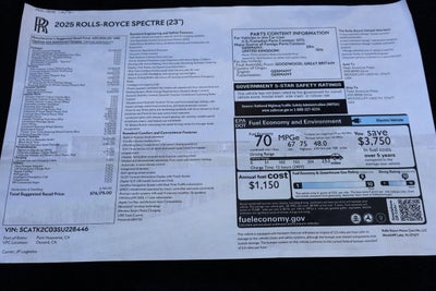 2025 Rolls-Royce Spectre 