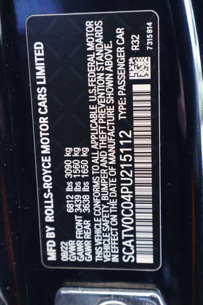 2023 Rolls-Royce Ghost Base