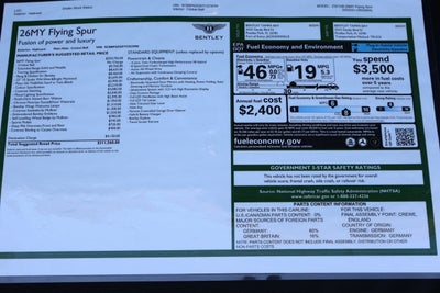 2026 Bentley Flying Spur Base