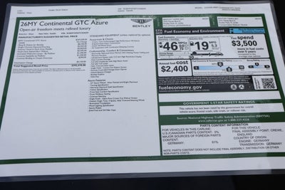 2026 Bentley Azure Base