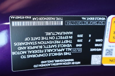 2026 Aston Martin Vantage Base