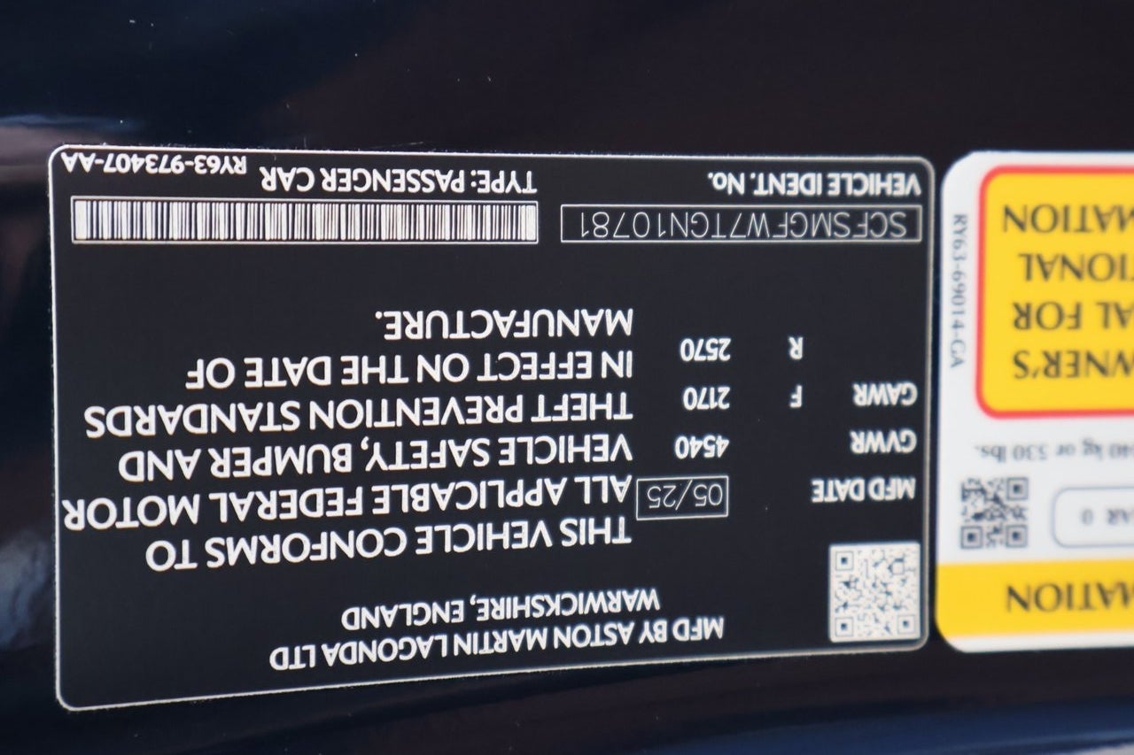 2026 Aston Martin Vantage Base