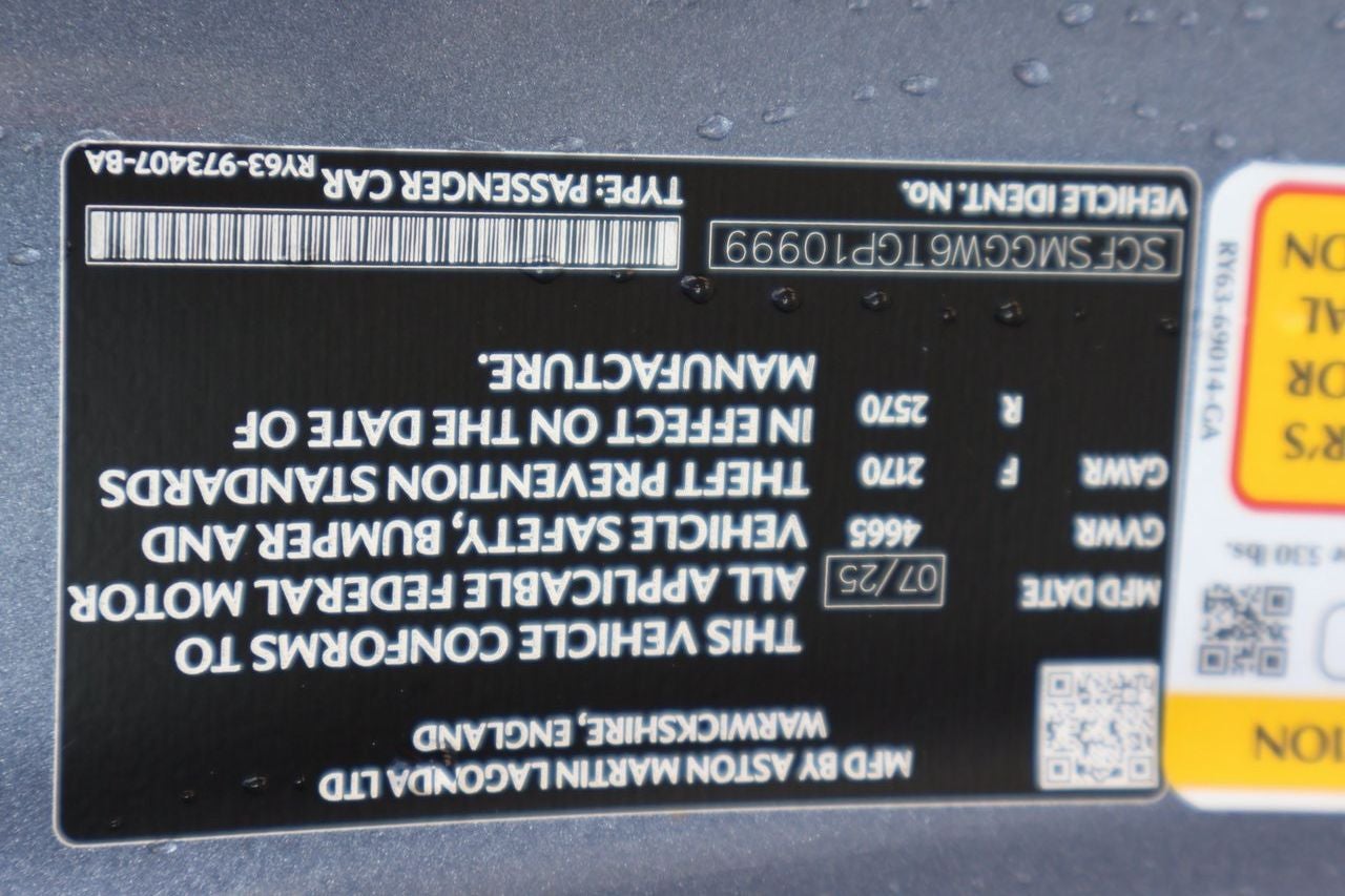 2026 Aston Martin Vantage Base