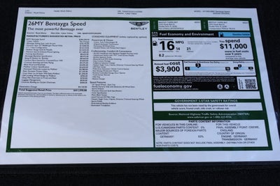 2026 Bentley Bentayga Speed