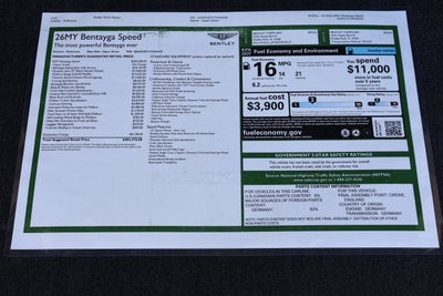 2026 Bentley Bentayga Speed