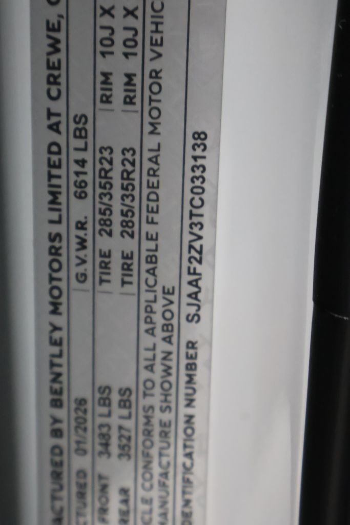 2026 Bentley Bentayga Speed