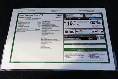 2025 Bentley Bentayga Azure V8