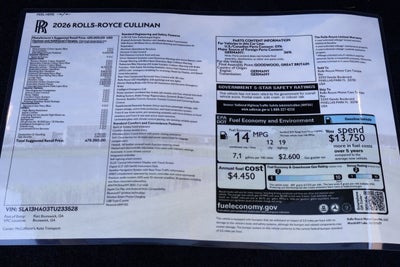 2026 Rolls-Royce Cullinan 