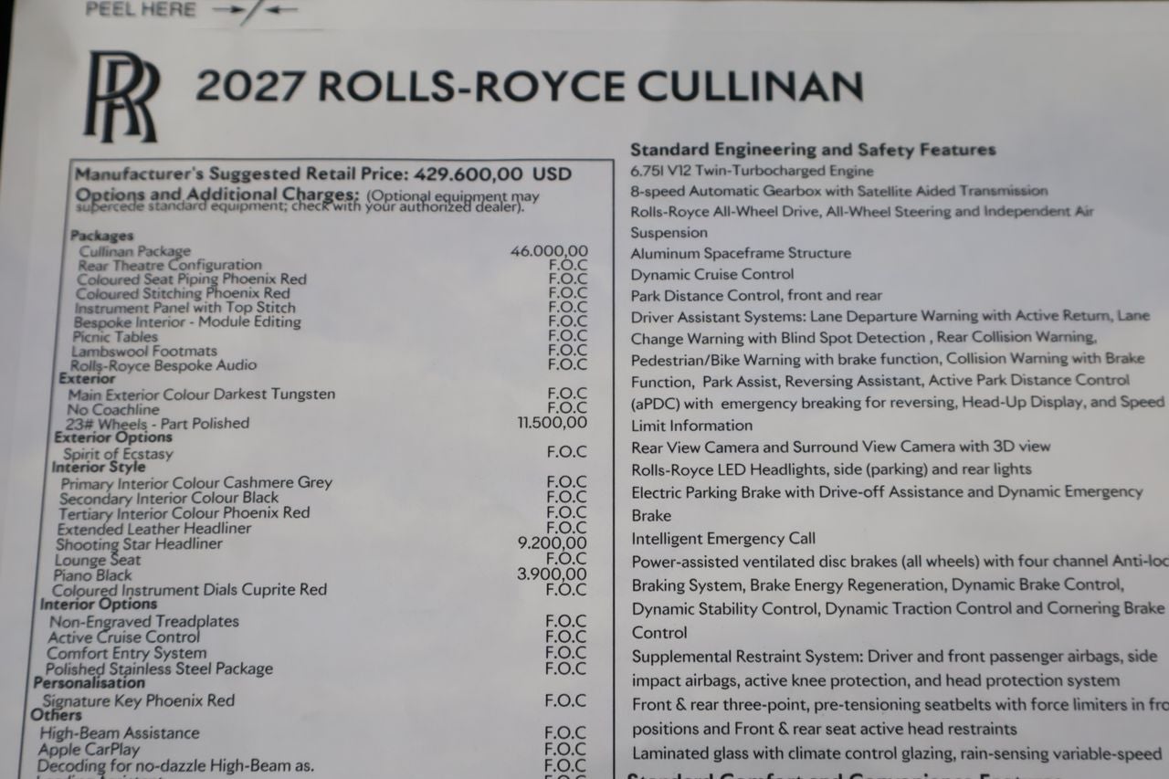 2027 Rolls-Royce Cullinan 