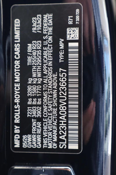2027 Rolls-Royce Cullinan 