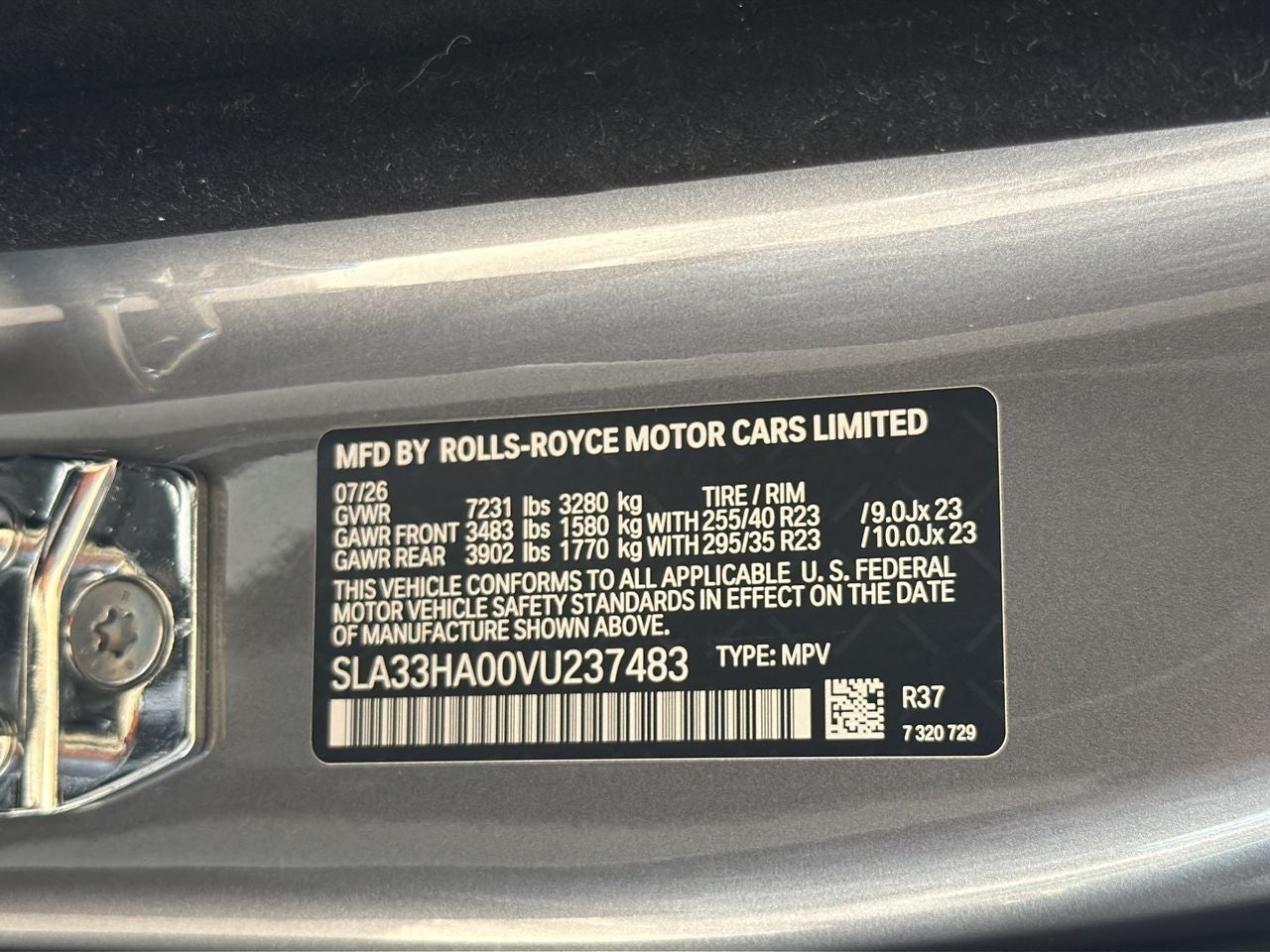 2027 Rolls-Royce Cullinan Black Badge