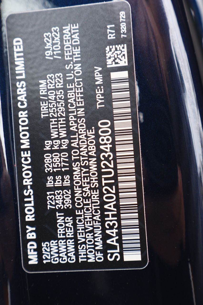 2026 Rolls-Royce Cullinan 