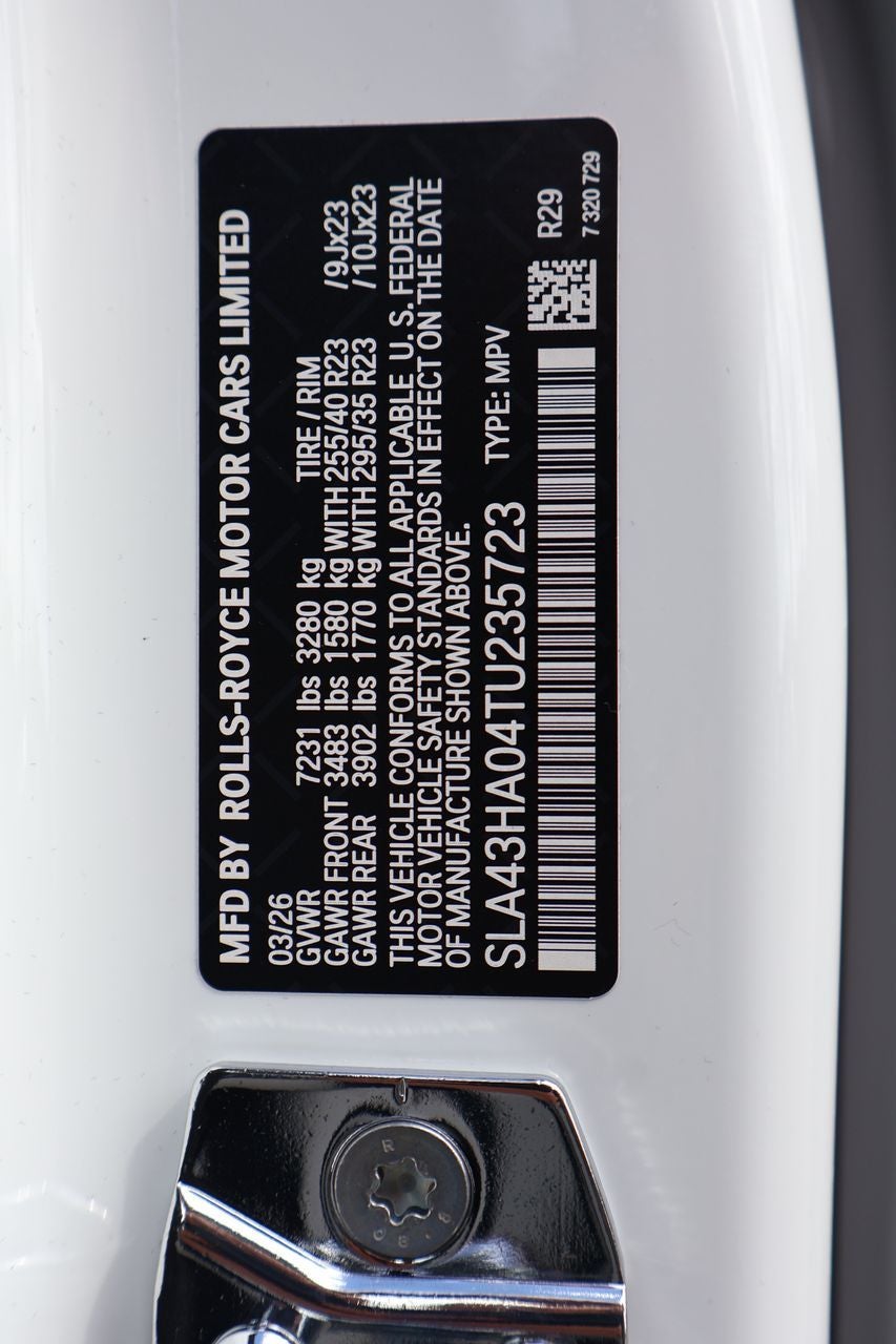 2026 Rolls-Royce Cullinan Black Badge