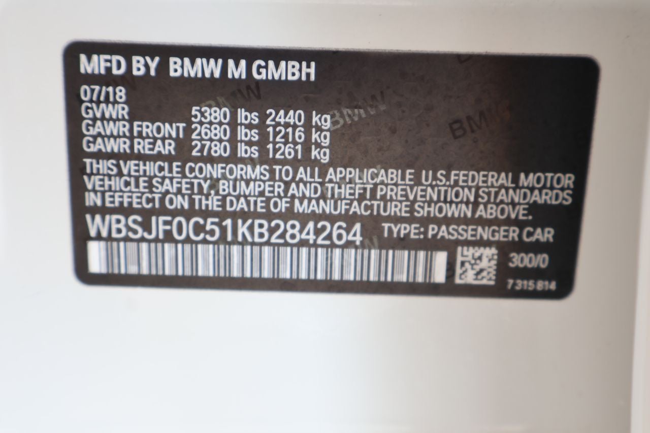 2019 BMW M5 Competition