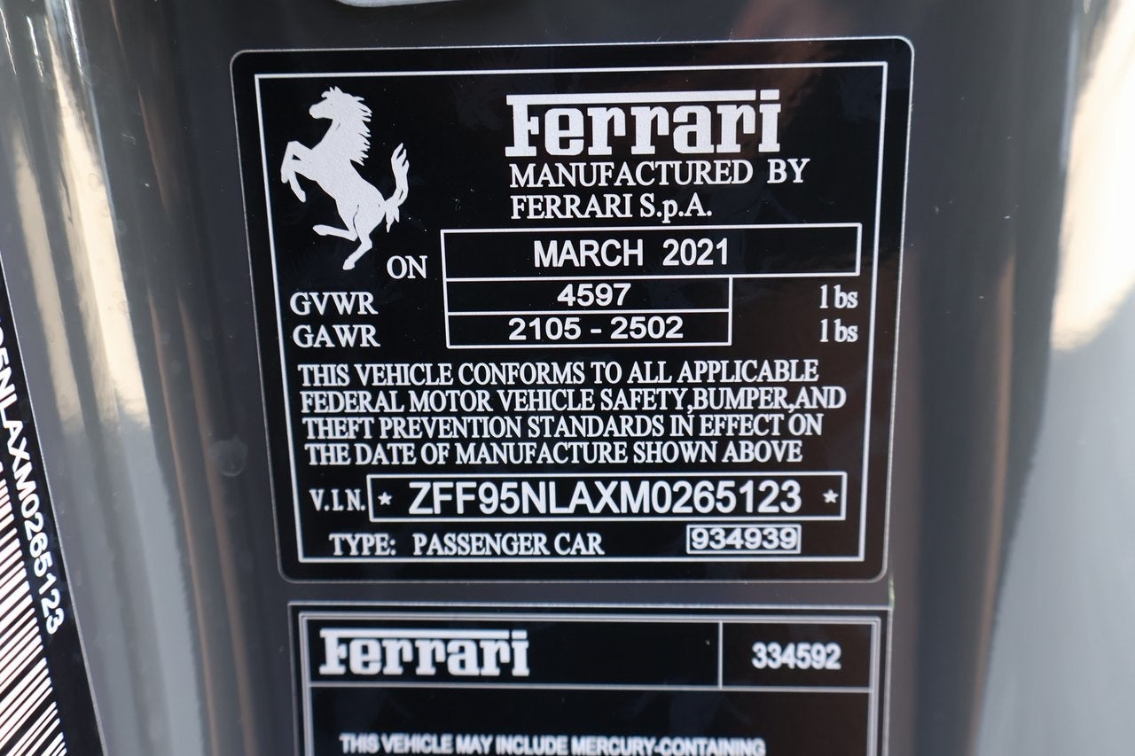 2021 Ferrari SF90 Stradale Base