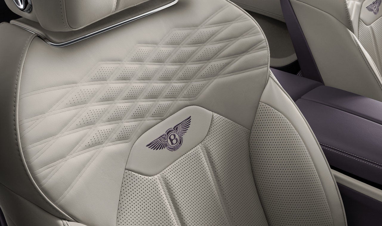 Rear Seating Exclusive diamond quilting pattern throughout.