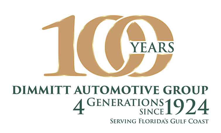 Dimmitt Automotive Group 100 Years 4 Generations Logo