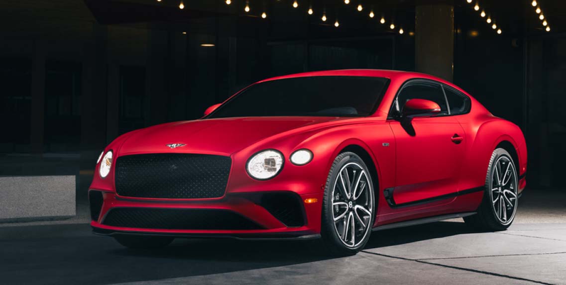 Parked Bentley Continental Edition 8