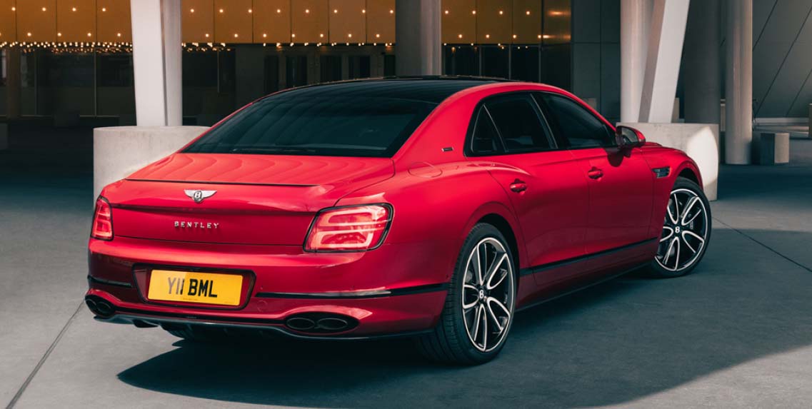 Rear View of Bentley Continental Edition 8