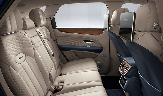 Bentley Bentayga Azure rear seating