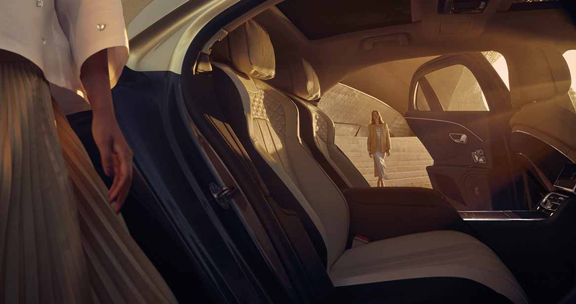 Spacious rear seating