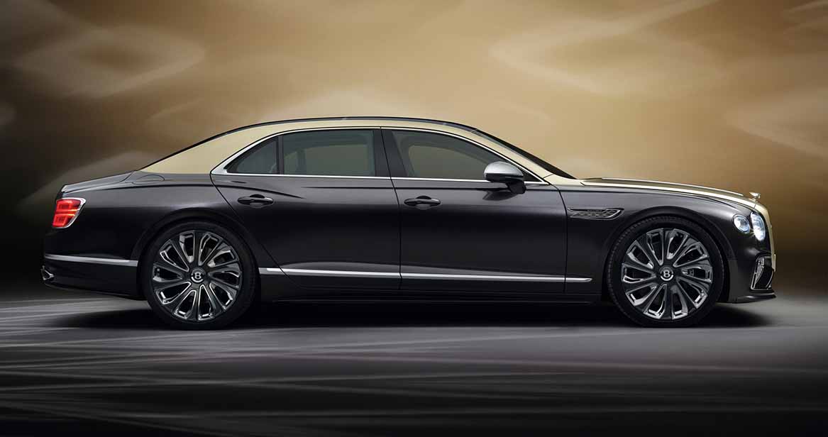 Parked Bentley Flying Spur Mulliner