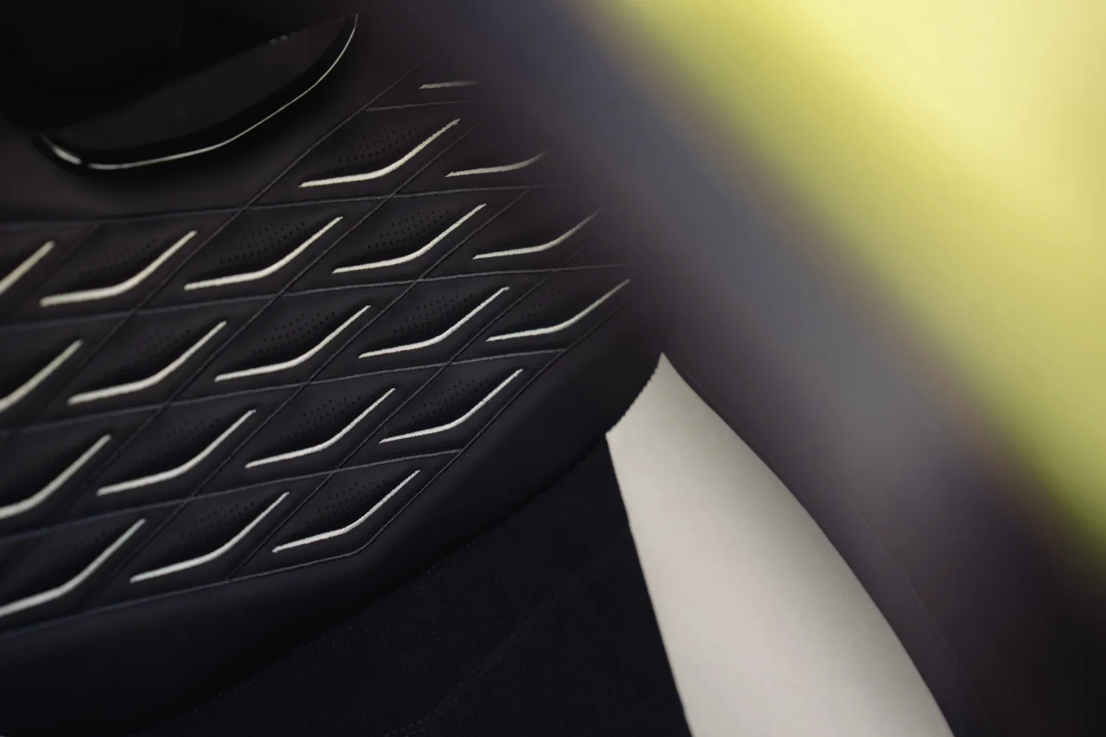 Seat stitching detail in the Bentley Torcal S