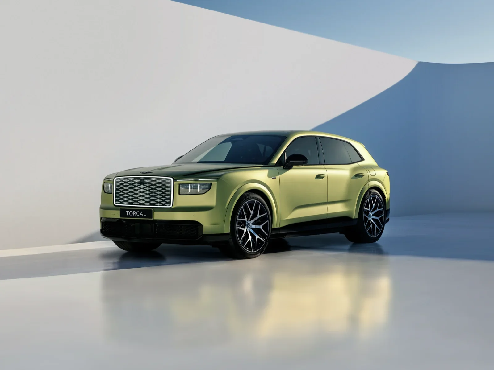 Bentley Torcal S in a white studio